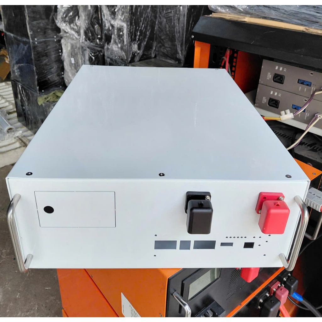 Vỏ thùng CNC đựng Pin Lithium 51.2v 100Ah Lifepo4 (cắt lỗ giao tiếp, lỗ chờ màn 3.2in)