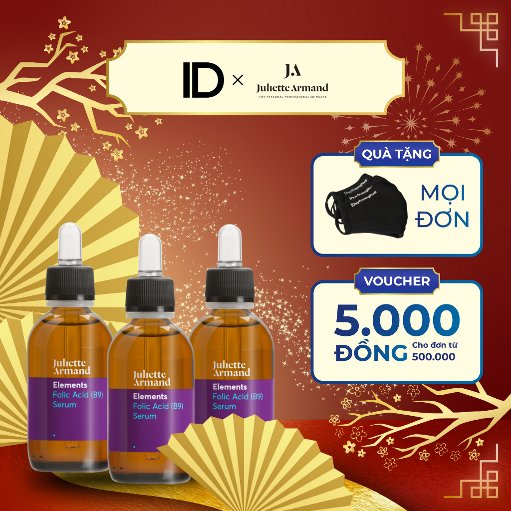 Serum Juliette armand folic acid b9 JA Serum B9 Tinh chất phục hồi làm dịu da 20ml