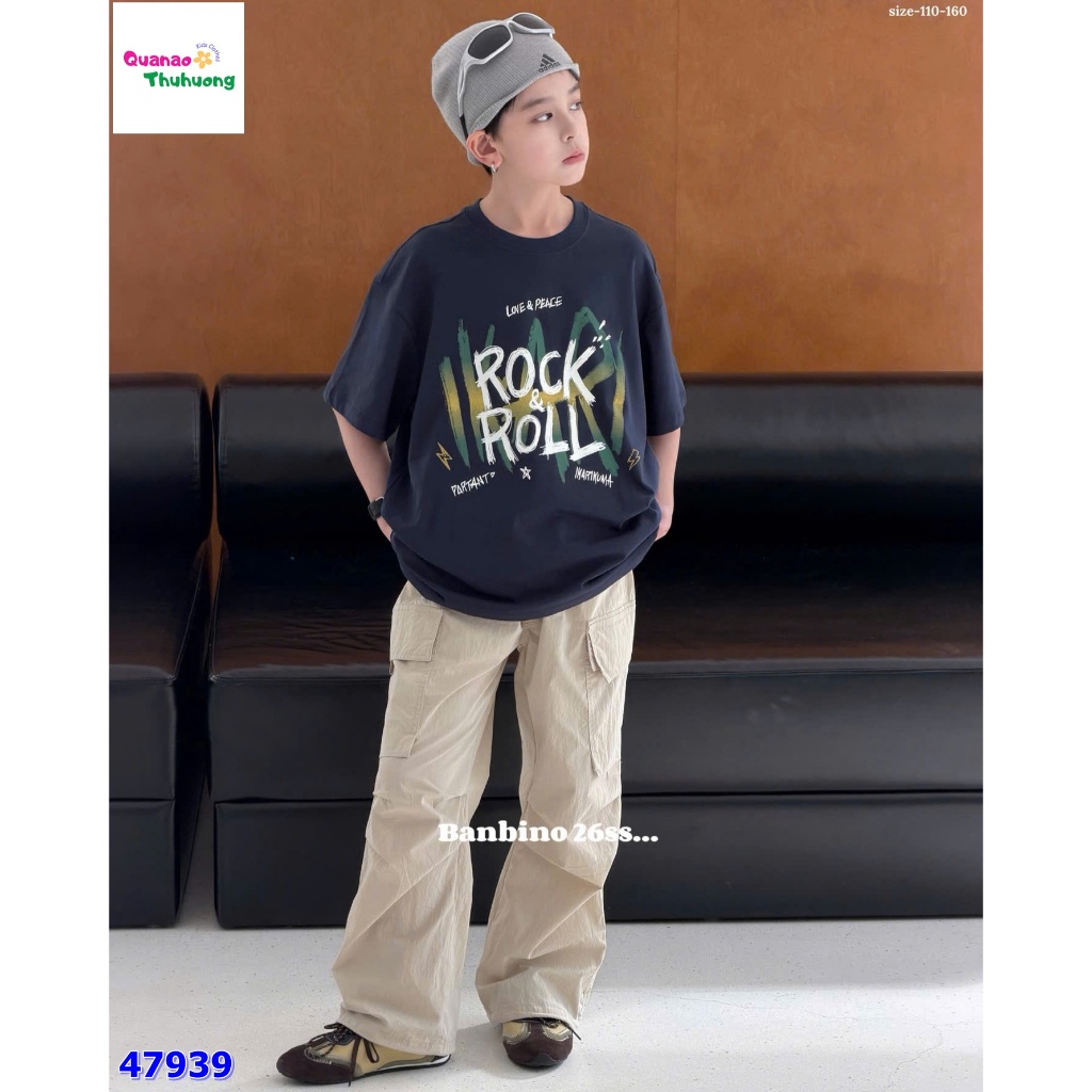 ÁO BANBINO ĐEN & ĐỎ ROCK 🎸