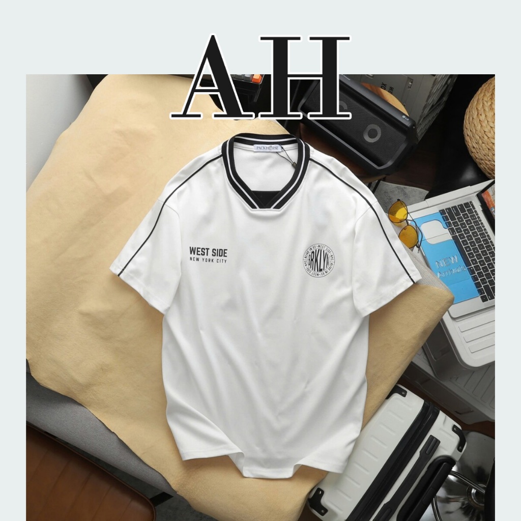 ÁO THUN NAM CỔ TRÒN THỂ THAO COTTON CPAU MỀM MỊN THOÁNG MÁT - Unisex WEST | AH STUDIO