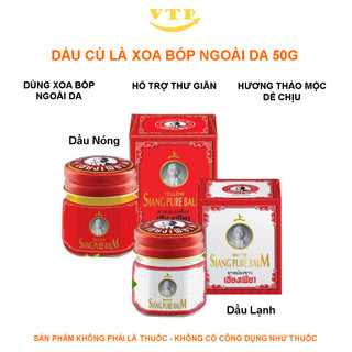 Dầu Cù Là Ông Già Siang Pure Balm Thái Lan 40g - Massage Ngoài Da