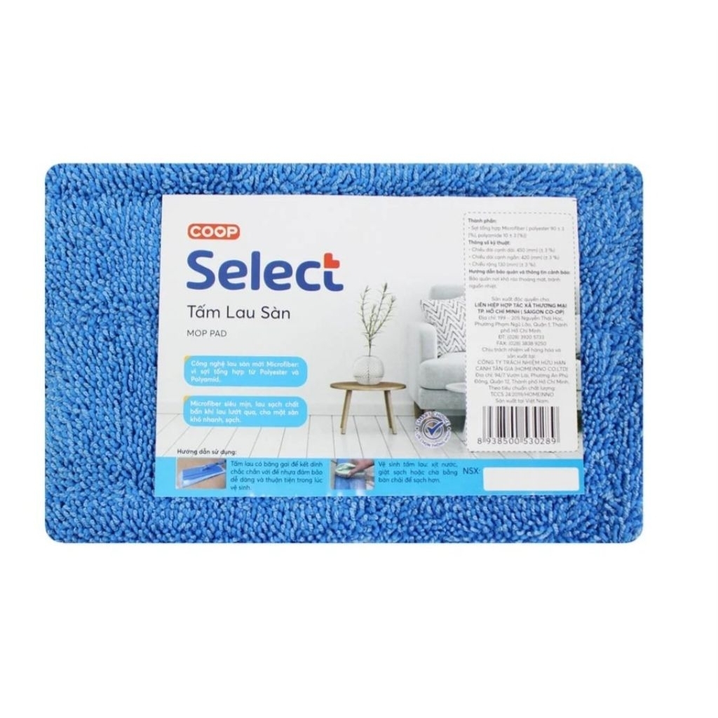 Tấm lau sàn kiểu dán Co.op Select