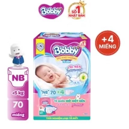 Tả Dán Bobby Đủ Size Từ Sơ Sinh - 8kg