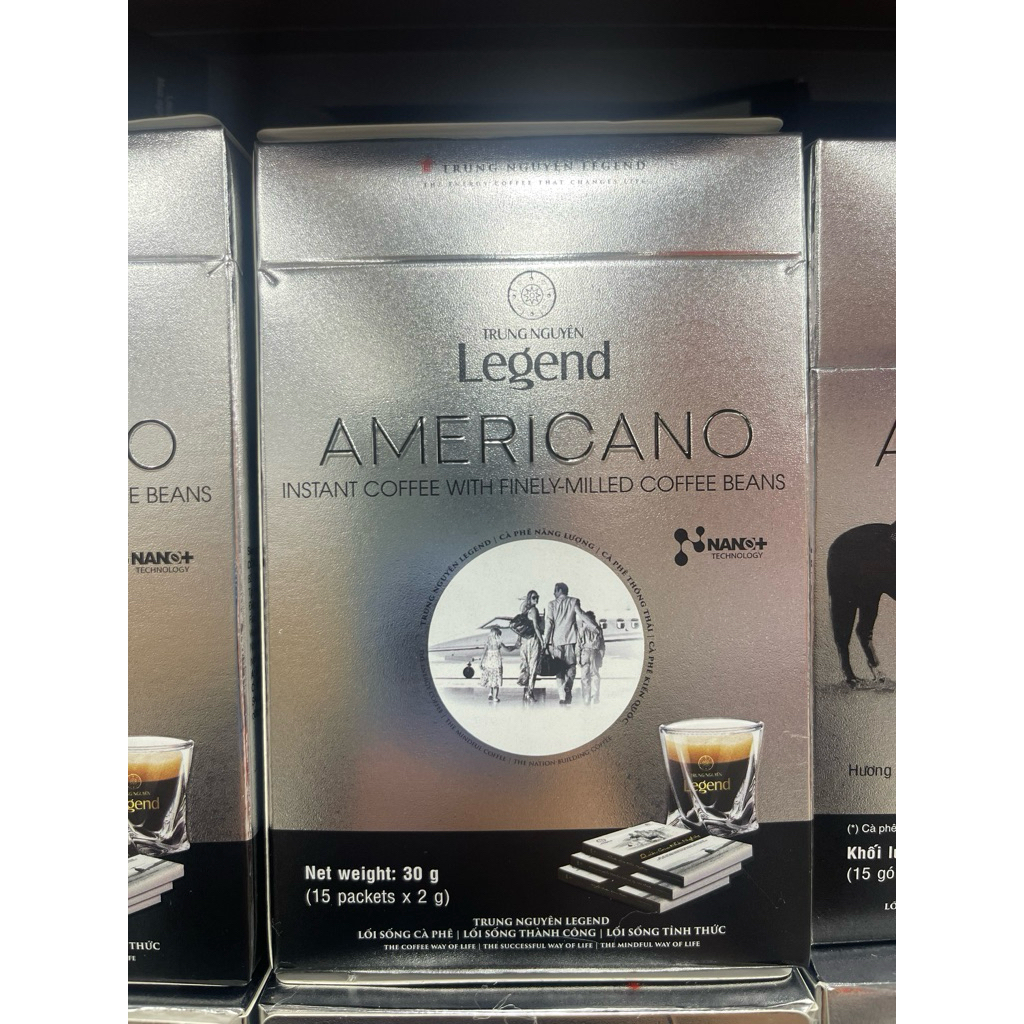 Cà Phê Trung Nguyên Legend Americano Hộp 2G x 15 Gói