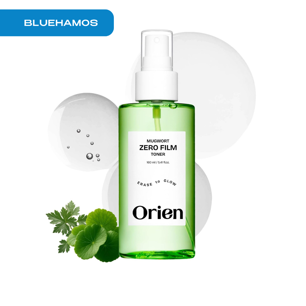 Toner xịt ngải cứu giảm mụn ORIEN Mugwort Zero Film Toner 160ml