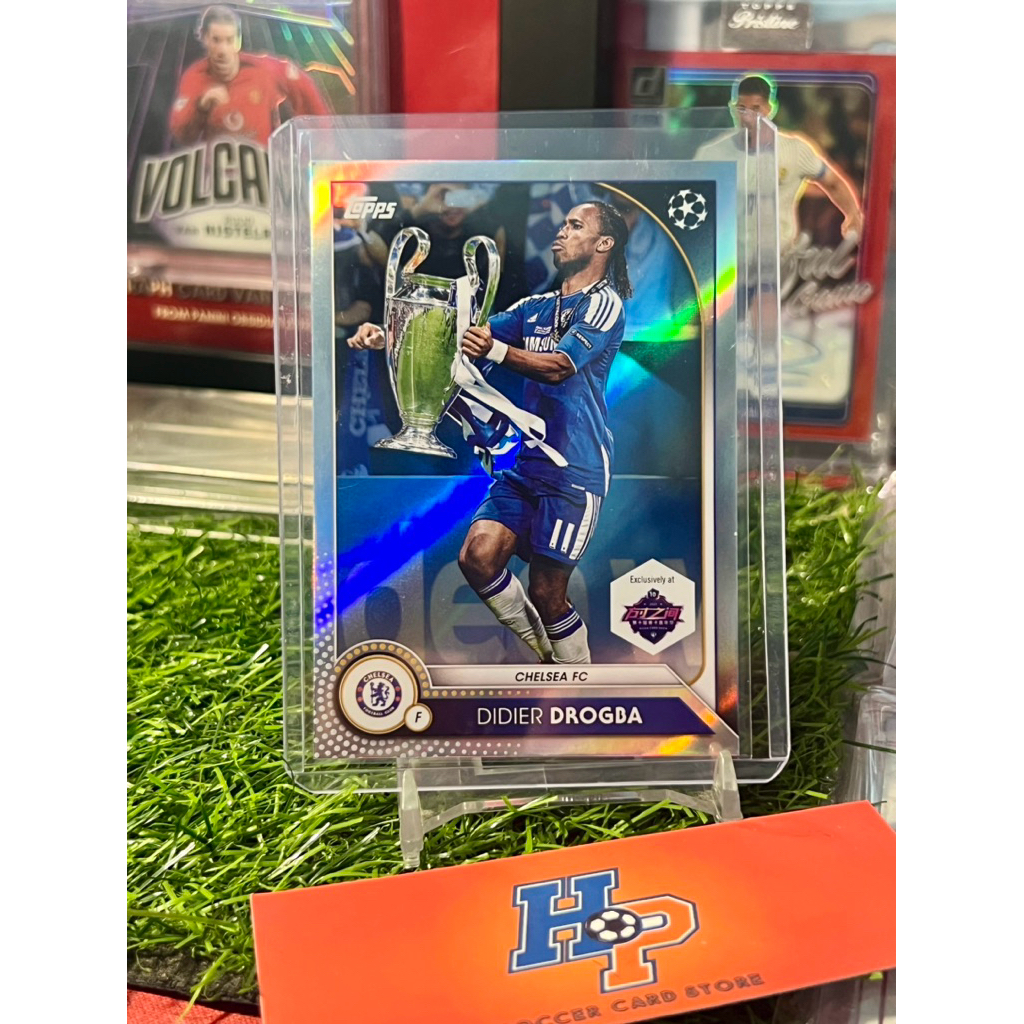 Thẻ bóng đá Didier Drogba Refactor Topps Shanhai Ruika 2025