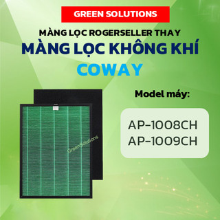 Màng Lọc Rogerseller® tương thích Màng Lọc Không Khí Coway AP-1008CH, AP-1009CH, Màng lọc Hepa Coway, bộ lọc Coway