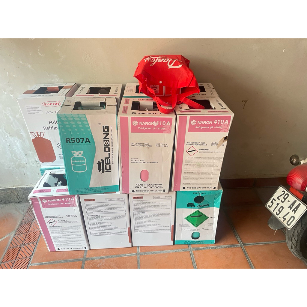 Gas lạnh điều hòa (hàng chuẩn) bình 11,3kg R410A-R507A-R407
