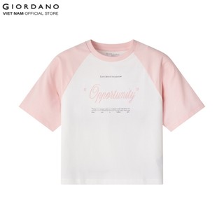 GIORDANO Áo Thun Ngắn Tay Trẻ Em City Wander Tee 3025612