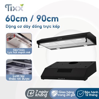 TIXX Máy hút khói bếp 60CM Hút 8 phút/m³ Máy hút mùi