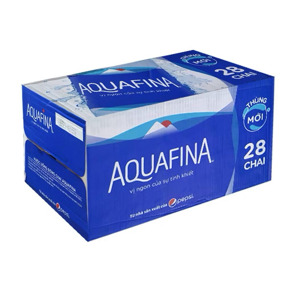 [Chính hãng] 1 thùng nước uống tinh khiết Aquafina 28 chai - loại 500ml