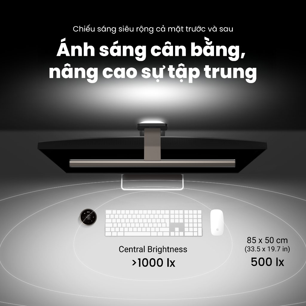 [Mới] Đèn màn hình BenQ ScreenBar Halo 2 _ Điều khiển không dây | Tự động điều chỉnh và tắt mở | Đèn bàn | Đèn nền | BigBuy360 - bigbuy360.vn