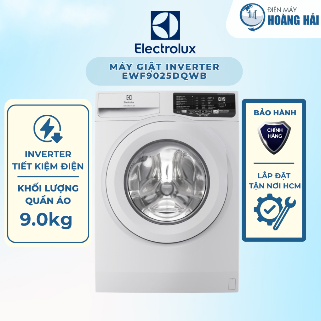 EWF9025DQWB | Máy giặt Electrolux UltimateCare 100 Inverter 9 kg EWF9025DQWB - Hàng chính hãng