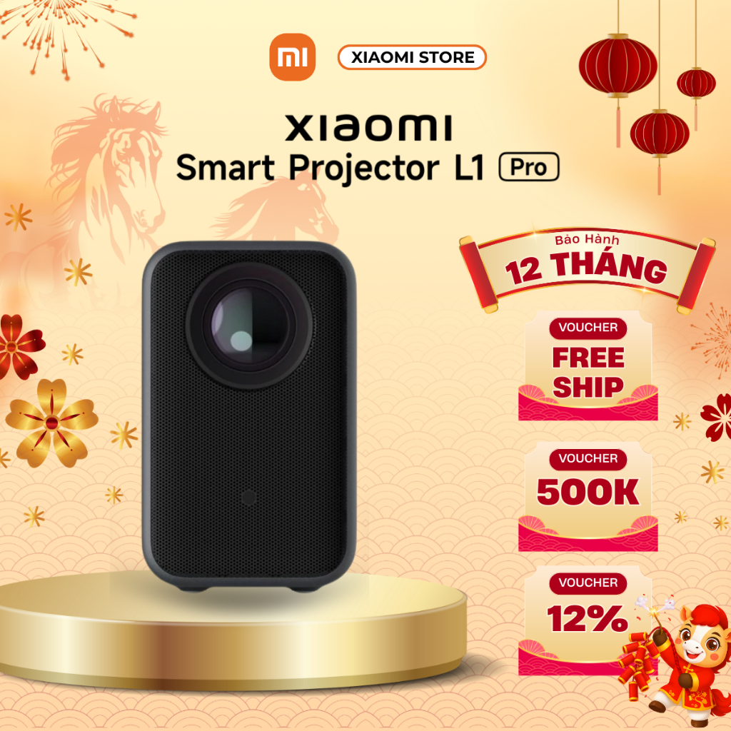 Máy chiếu Xiaomi Smart Projector L1 Pro - Bản Quốc Tế - Hàng Chính Hãng Bảo Hành 12 Tháng