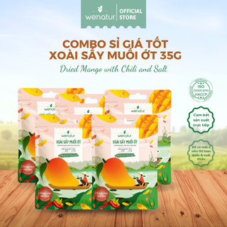 [COMBO SỈ GIÁ TỐT] Combo Xoài Sấy Muối Ớt we'natur 35g [Bao bì mới]