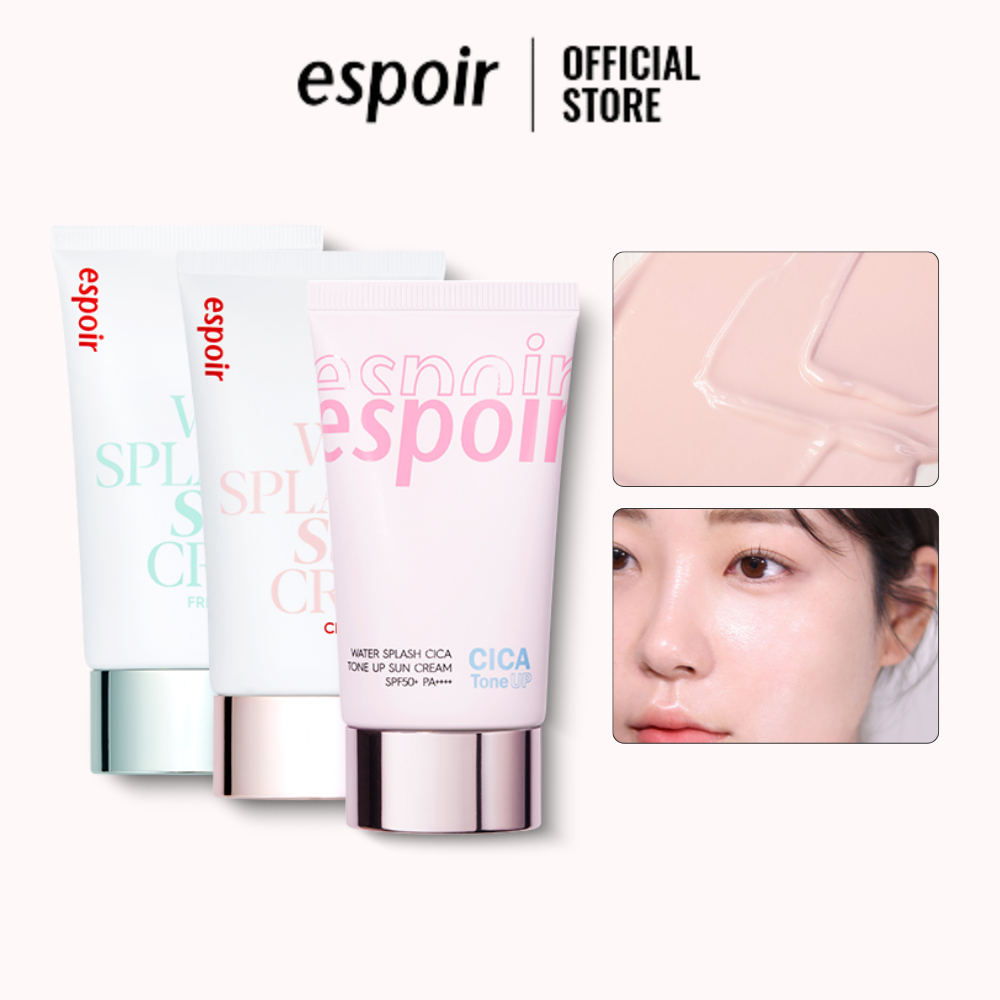 Gợi ý các mẫu kem chống nắng nâng tone Espoir đáng mua hiện nay