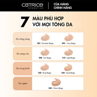 Kem nền Catrice HD Liquid Coverage 24h