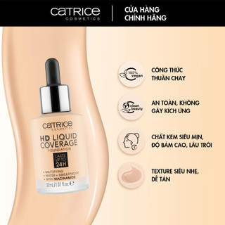 Kem nền Catrice HD Liquid Coverage 24h