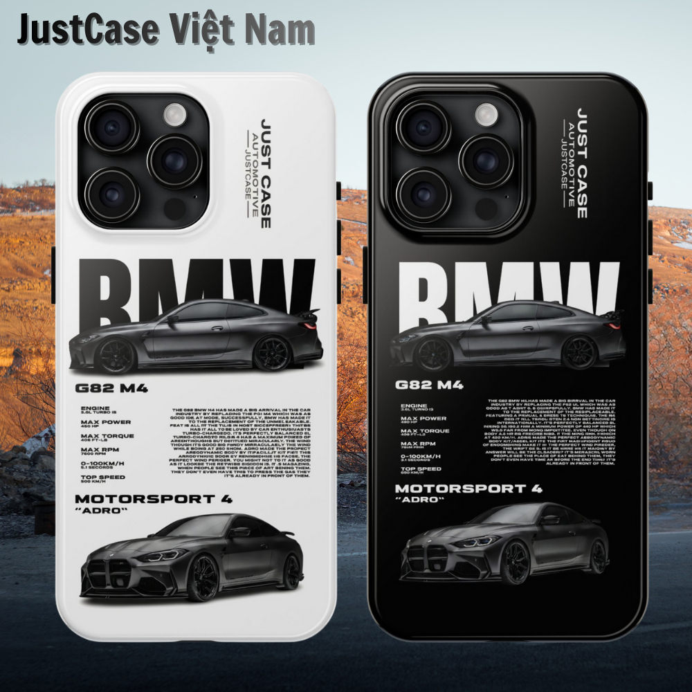 Ốp Lưng 2 Lớp "BMW G82 M4" - JustCase - Thích Hợp Cho Cả Iphone Và Samsung Galaxy S Series