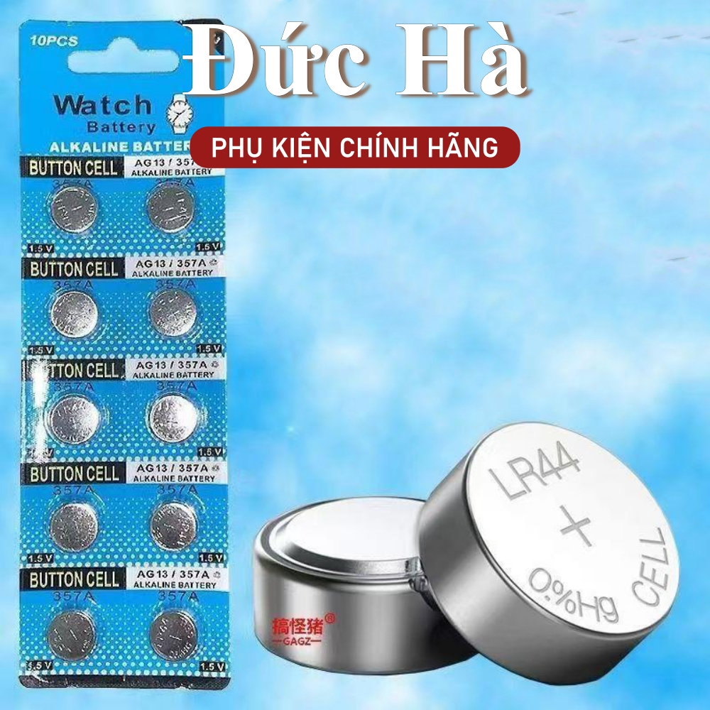 Vỉ 10 Viên Pin TIANQIU AG13 / Lr44, AG10 / Lr1130, Ag3 / Lr41, Ag1 / Lr621 Chính Hãng Tốt | Đức Hà 0