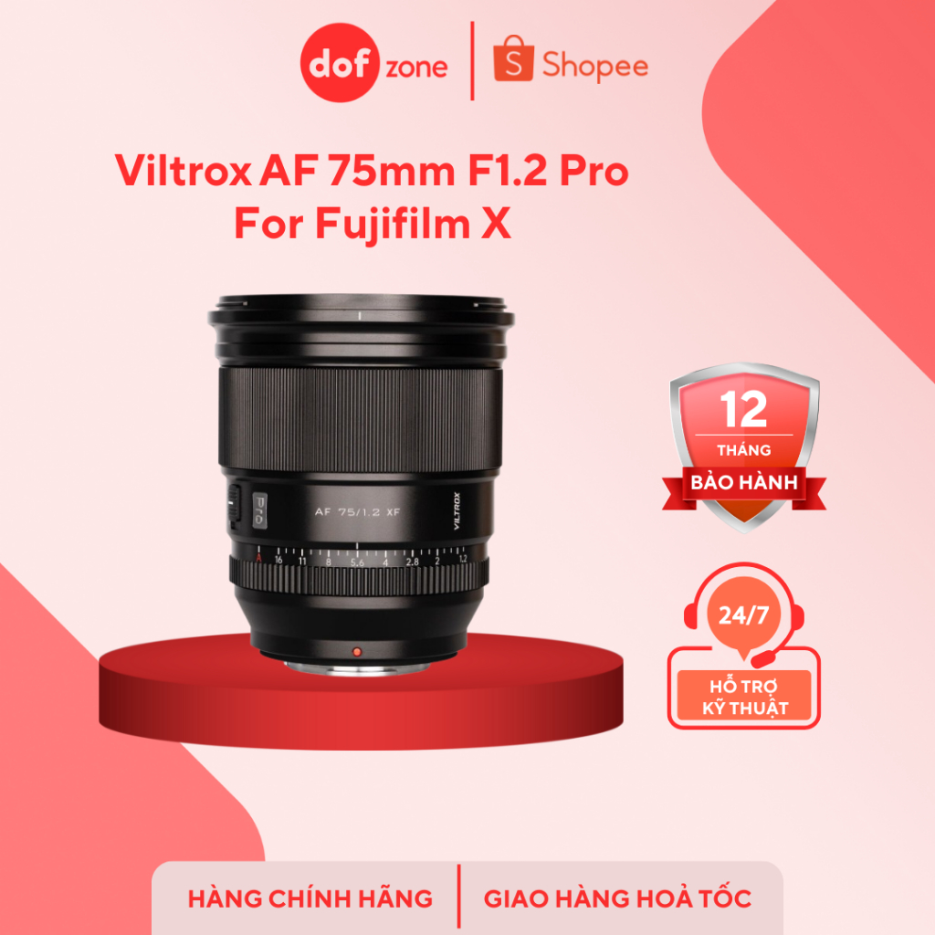 Viltrox AF 75mm F1.2 Pro - Chính Hãng