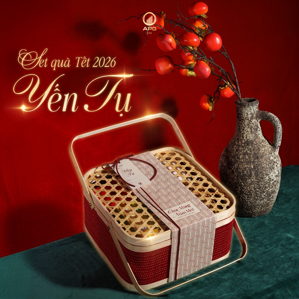 Set Quà Tết 2026 Yến Tụ APG ECO | Set Quà Tết Sức Khoẻ - Trọn Vị Nhà