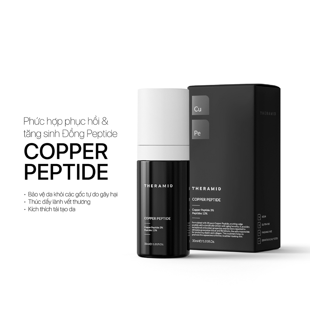 Phức hợp phục hồi & tăng sinh Đồng Peptide THERAMID COPPER PEPTIDE 30ml