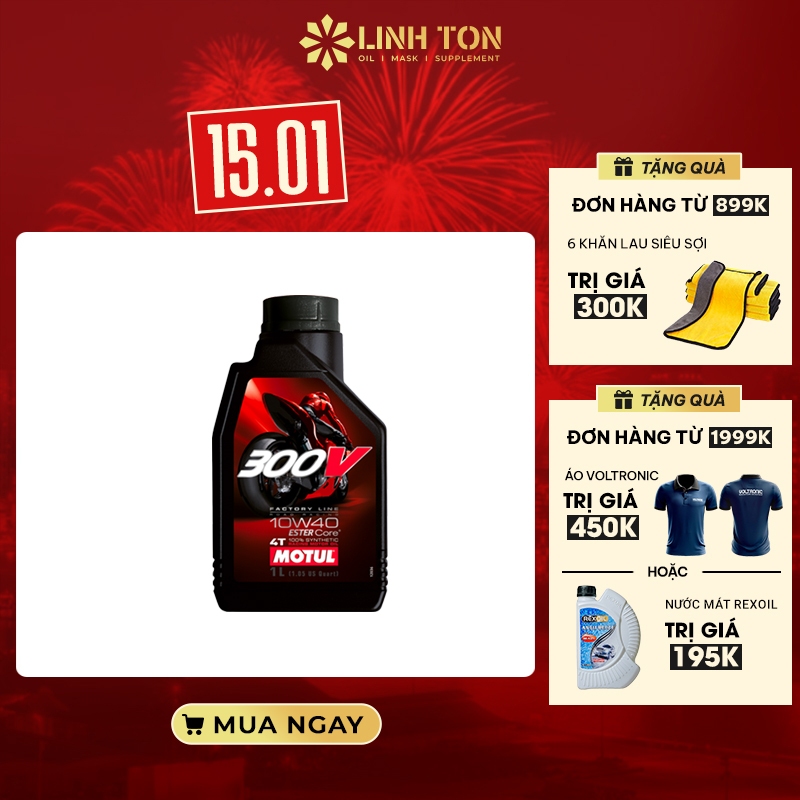 Nhớt nhập khẩu Pháp Motul 300v 10W40