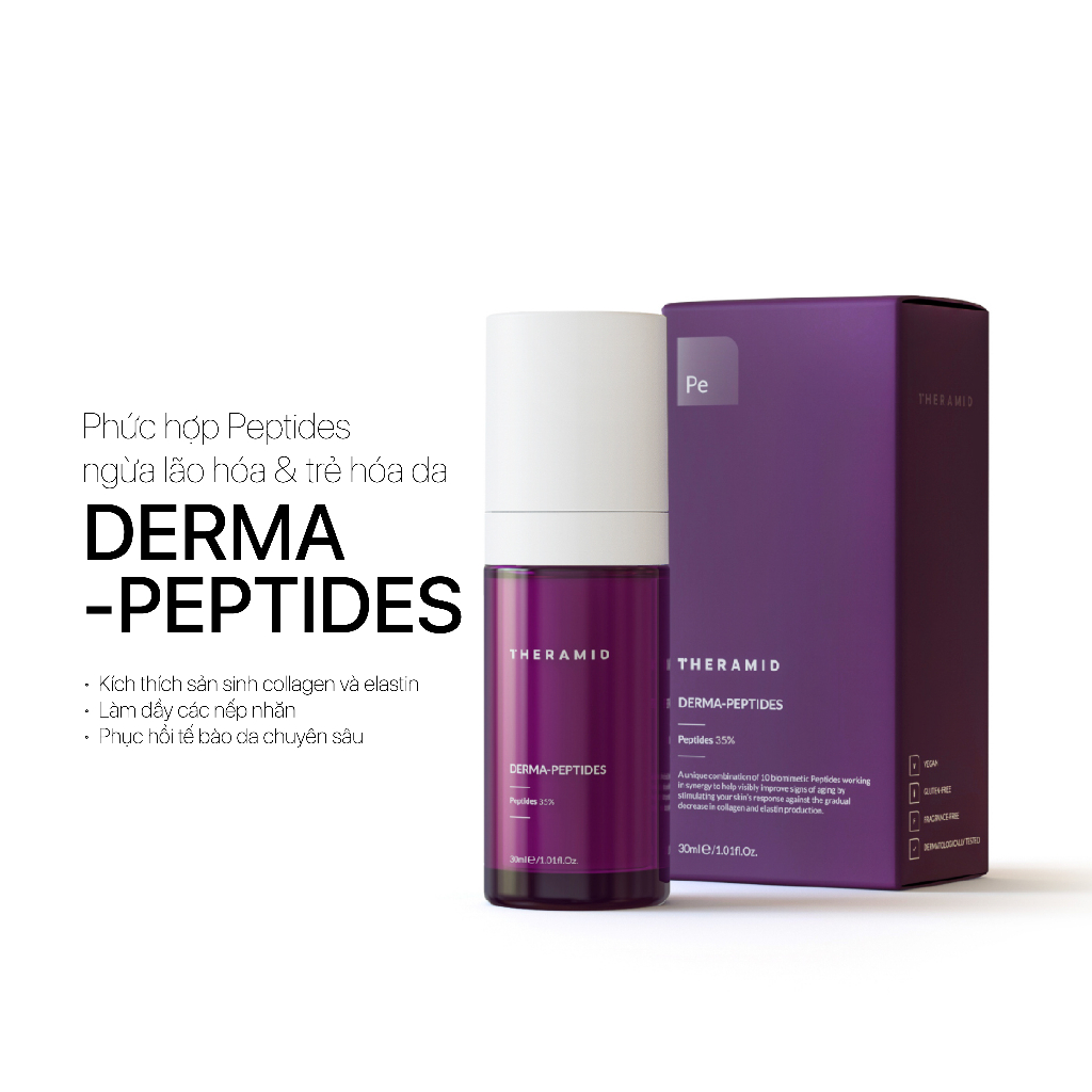 Phức hợp Peptides ngừa lão hóa & trẻ hóa da THERAMID DERMA-PEPTIDES 30ml