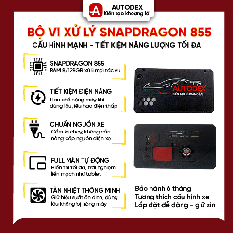 Bộ vi xử lý Snapdragon 855 | Khởi động cùng xe – Mạnh mẽ, tiện lợi