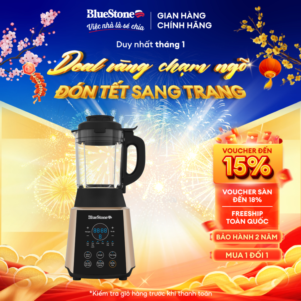 Máy Xay Nấu Đa Năng BlueStone BLB-6033 - 1.75L - 800W