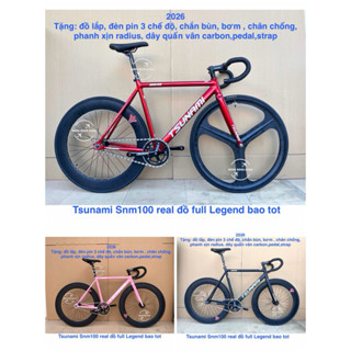 xe fixed gear Tsunami snm100 real full Legend ( tặng nhiều đồ)