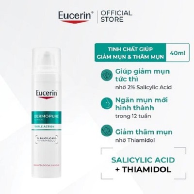 [KOL x Eucerin] Tinh chất giúp giảm thâm mụn và dưỡng sáng da Eucerin® DermoPure Clinical Triple Action 40ml