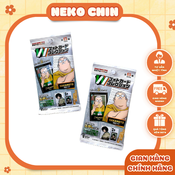 Thẻ W Photocard nhân phẩm Sakamoto Days - Chính Hãng | Tặng Sleeves | Goods By Nekochin