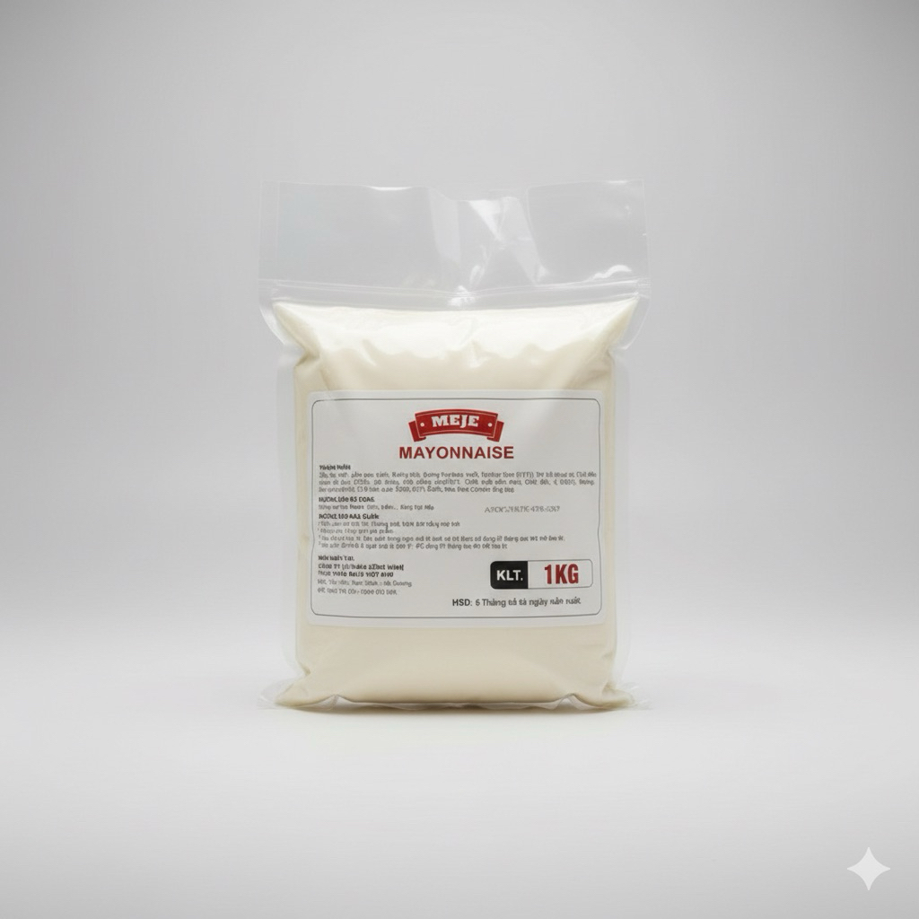 Xốt Mayonnaise Meje túi 1kg