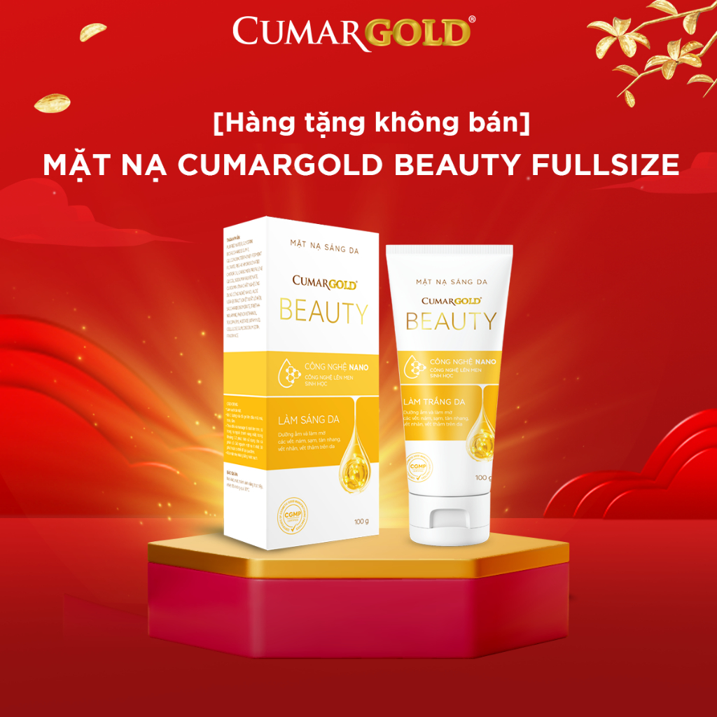 [Hàng tặng không bán] Mặt nạ sáng da CumarGold Beauty - HN0580