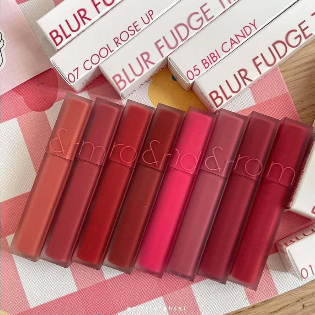 [Chính hãng Romand] Son bùn Romand Blur Fudge dung tích 5g mềm mịn mướt môi