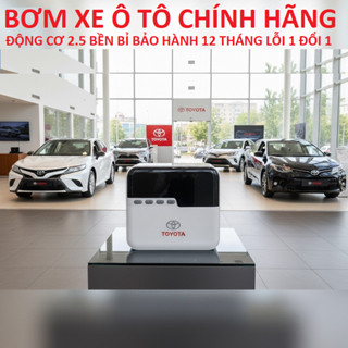 Bơm lốp ô tô Bơm lốp xe hơi điện tử tự ngắt Bảo hành 12 tháng Bomlopoto bomlopxehoi