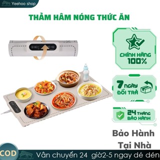 Thảm Hâm Nóng Đồ Ăn Đa Năng 60x38cm – Tấm Lót Giữ Nhiệt Điện 40–99°C, Gấp Gọn, An Toàn Cho Gia Đình
