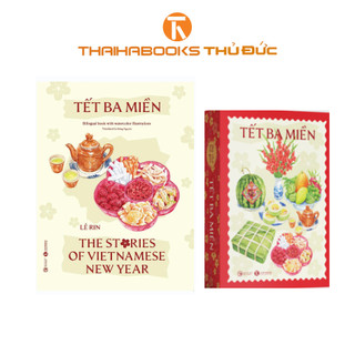 Sách - Tết 3 Miền + bộ thẻ Tết 3 miền - Song Ngữ Anh Việt - Thái Hà