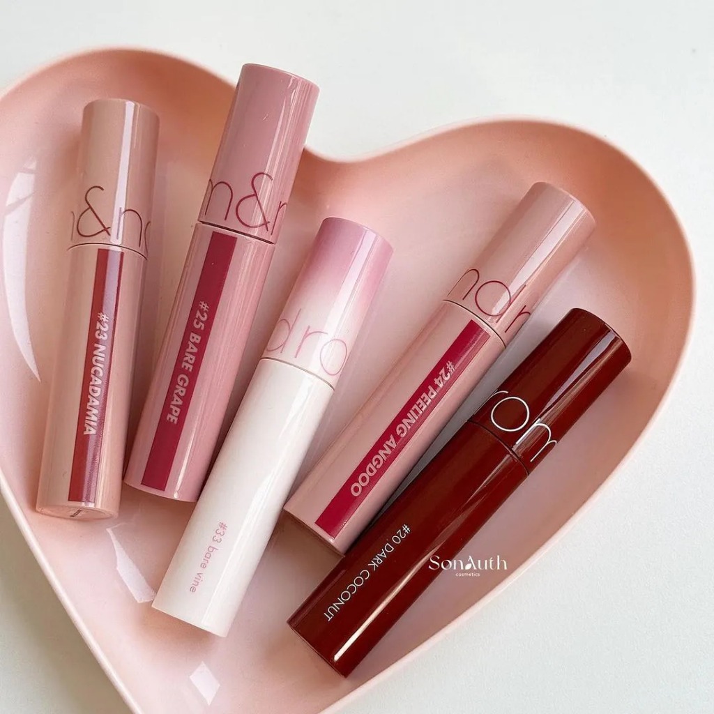 (Chính Hãng BILL Romand) Son Tint Juicy Lasting Tint Romand bóng lỳ - (Full Màu)