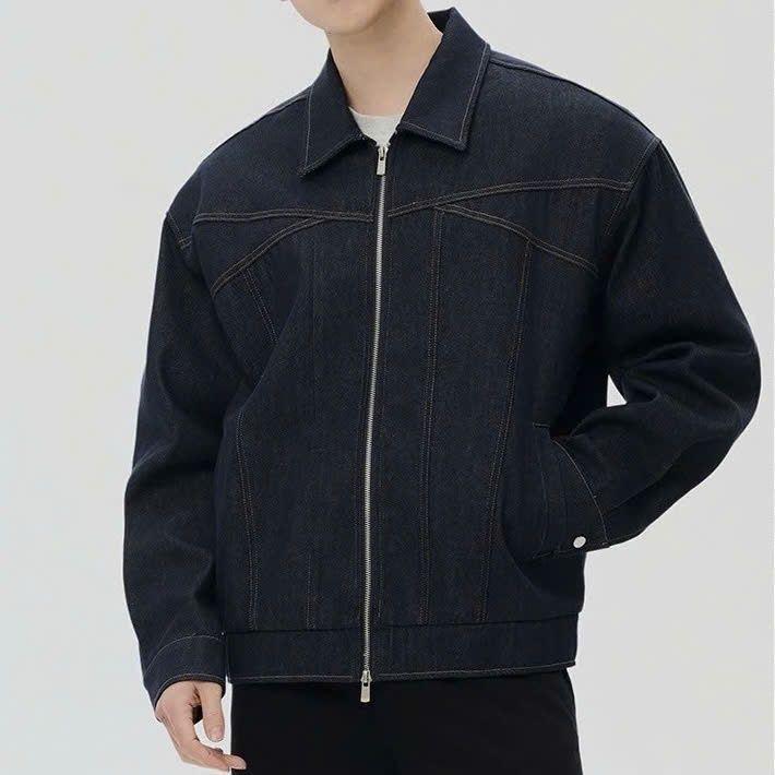 Áo Jacket DENIM ATINO, Chất liệu cao cấp 1.8503