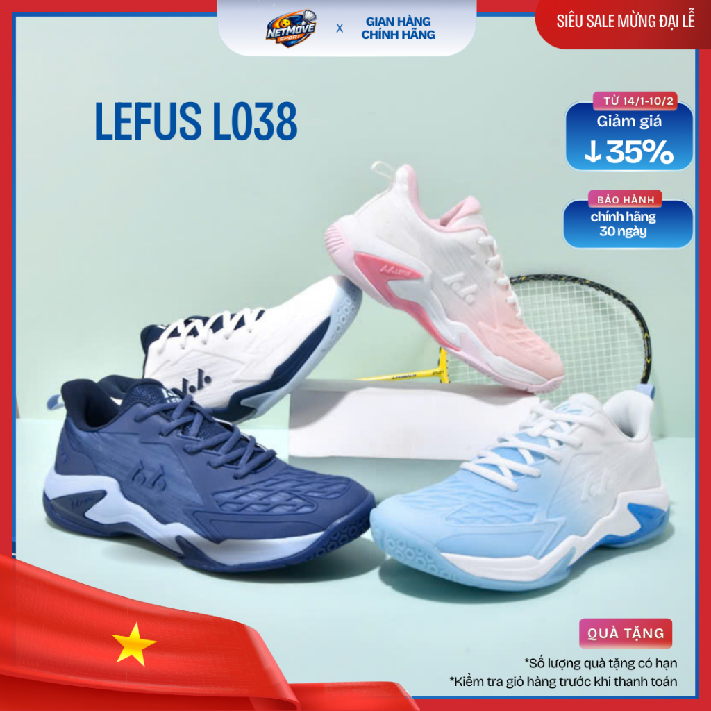 [Tăng 1 Size] Giày Lefus L038 Chính Hãng – Đế Carbon TPU Chống Lật, Lưới Thoáng Khí, Unisex Nam Nữ
