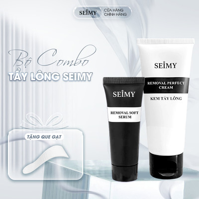 Bộ Kem Tẩy Lông Và Serum Tẩy Lông Seimy - Dịu Da Không Kích Ứng