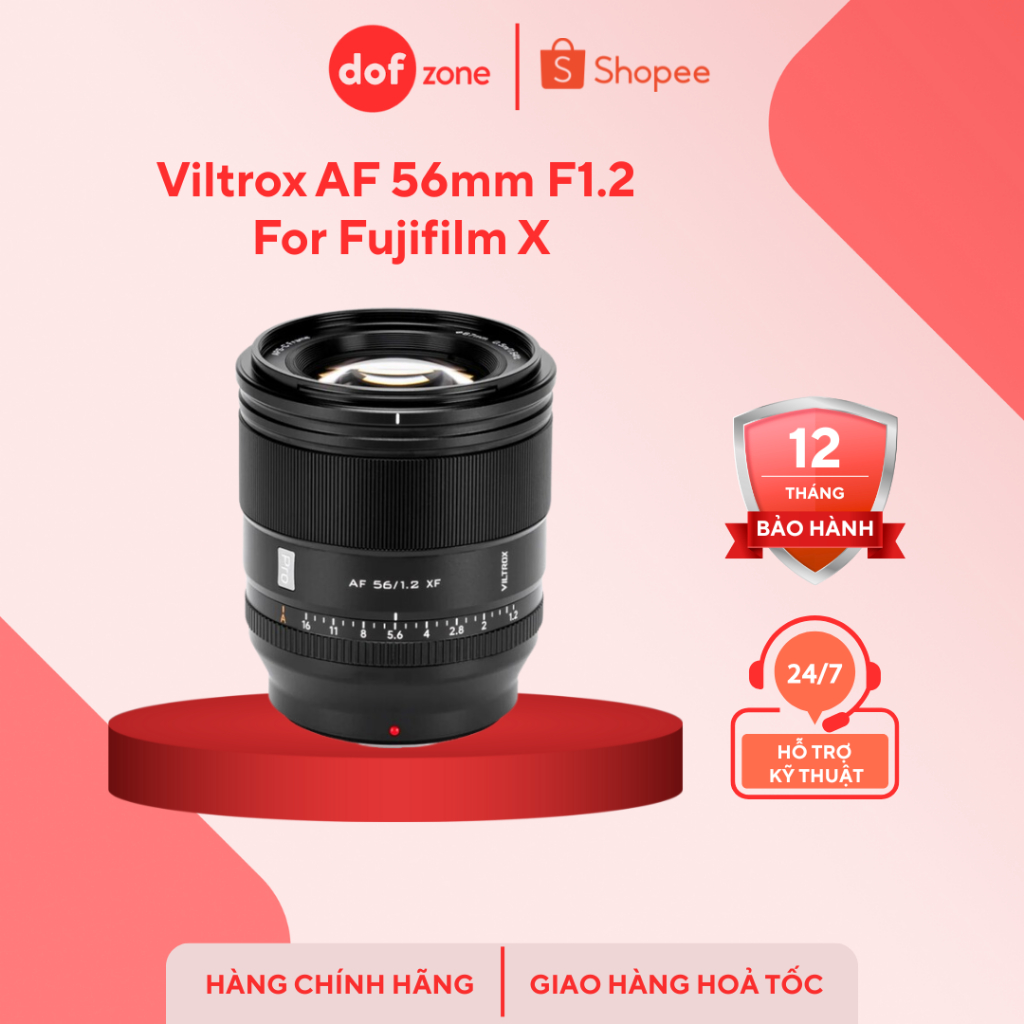 Viltrox AF 56mm F1.2 For Fujifilm X - Chính Hãng