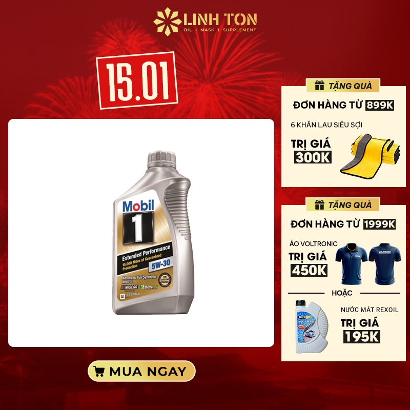 Nhớt Mobil 1 5W30 Gold
