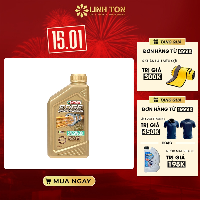 Nhớt tổng hợp hoàn toàn Castrol Edge Professional 5W30