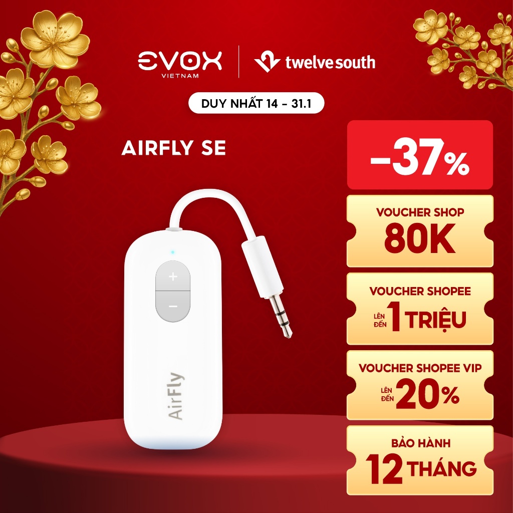 Thiết bị phát Bluetooth cho tai nghe Twelve South AirFly SE