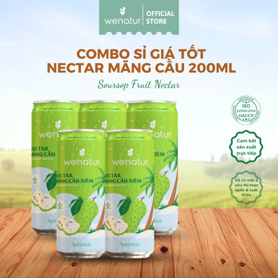 [COMBO SỈ GIÁ TỐT] Combo Nectar Mãng Cầu we'natur 200ml