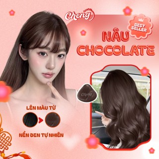 Thuốc Nhuộm Tóc Màu NÂU SOCOLA - NÂU CHOCOLATE Không Tẩy | Chenglovehair, Chenglovehairs
